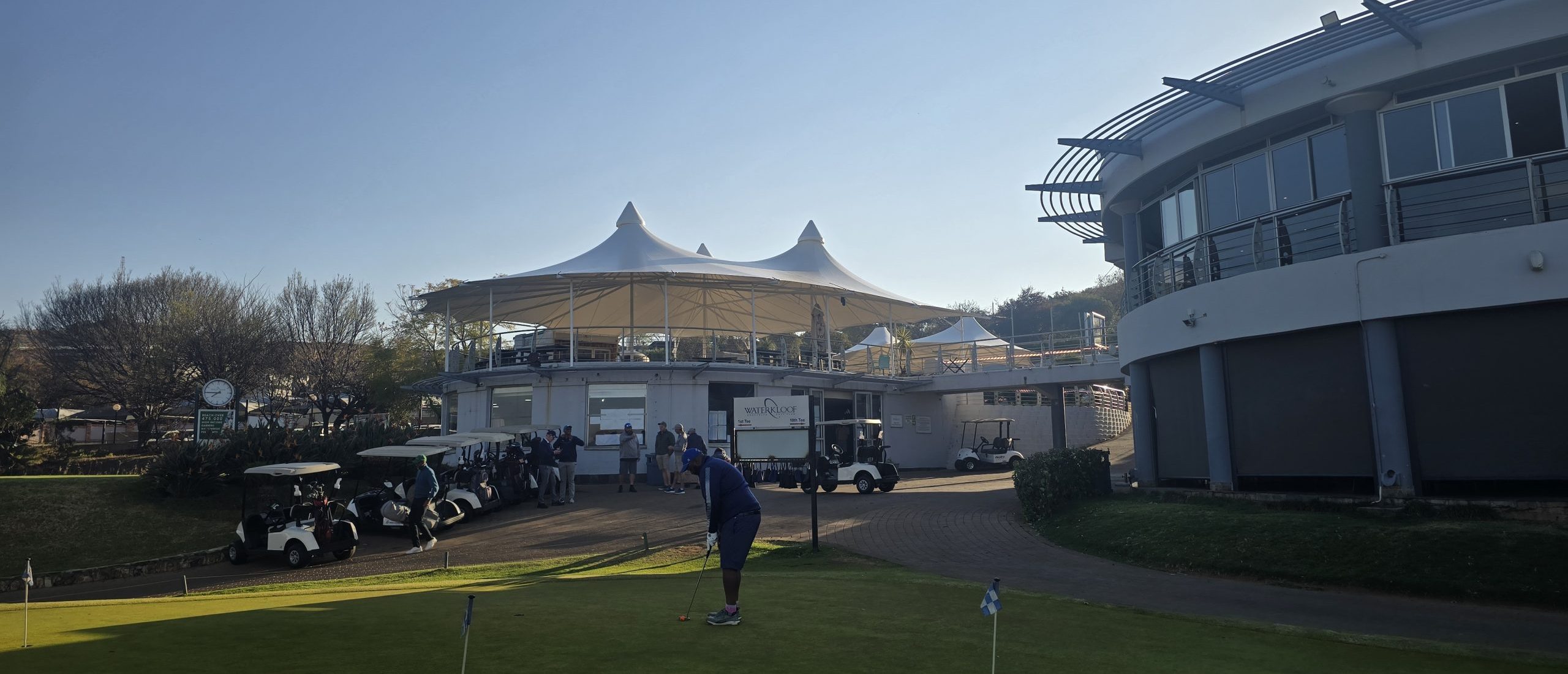 Tri-Peak Custom structure installed by RAK Structures as a rooftop restaurant extension in Gauteng