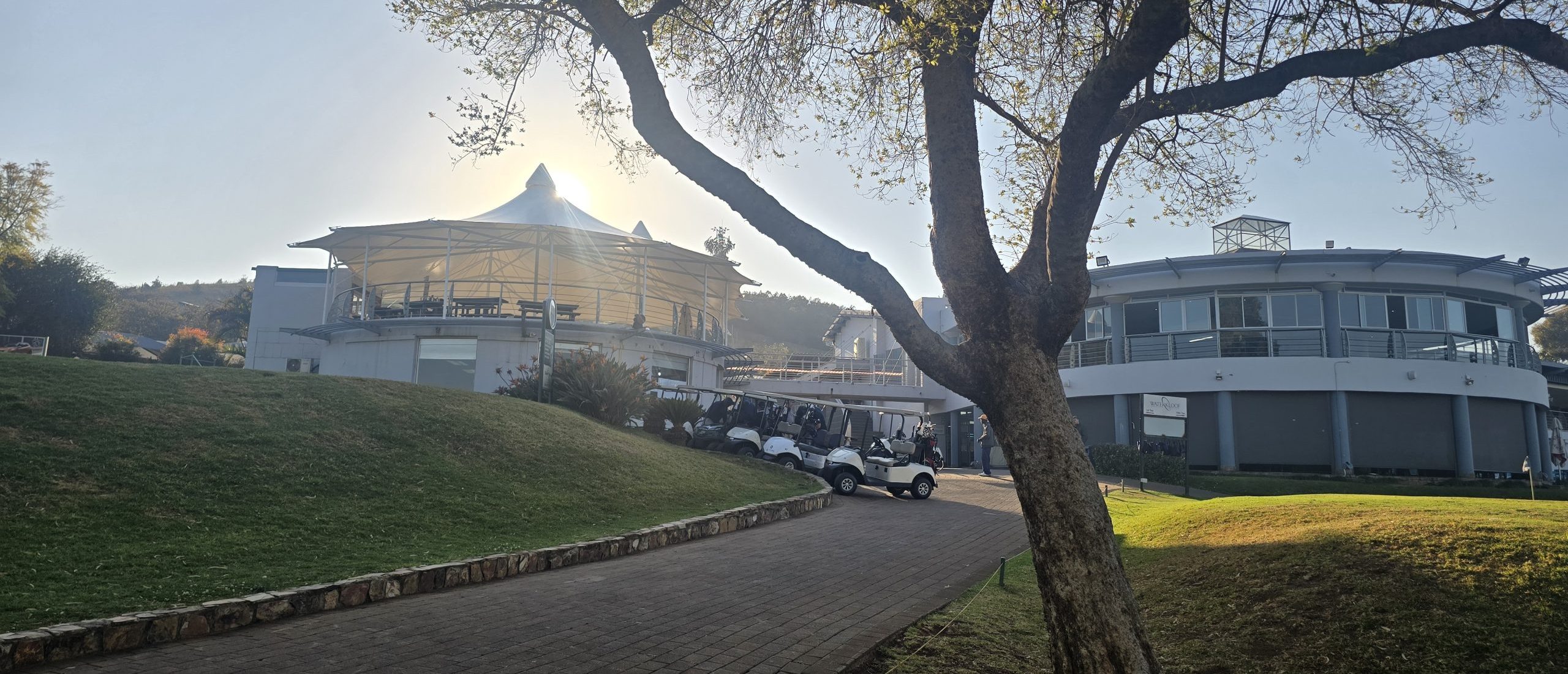 Tri-Peak Custom structure installed by RAK Structures as a rooftop restaurant extension in Gauteng