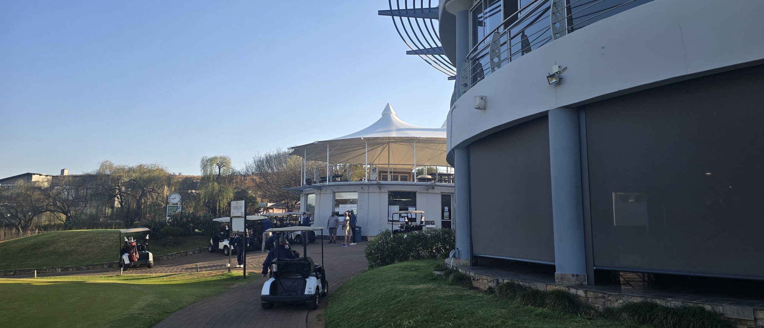 Tri-Peak Custom structure installed by RAK Structures as a rooftop restaurant extension in Gauteng