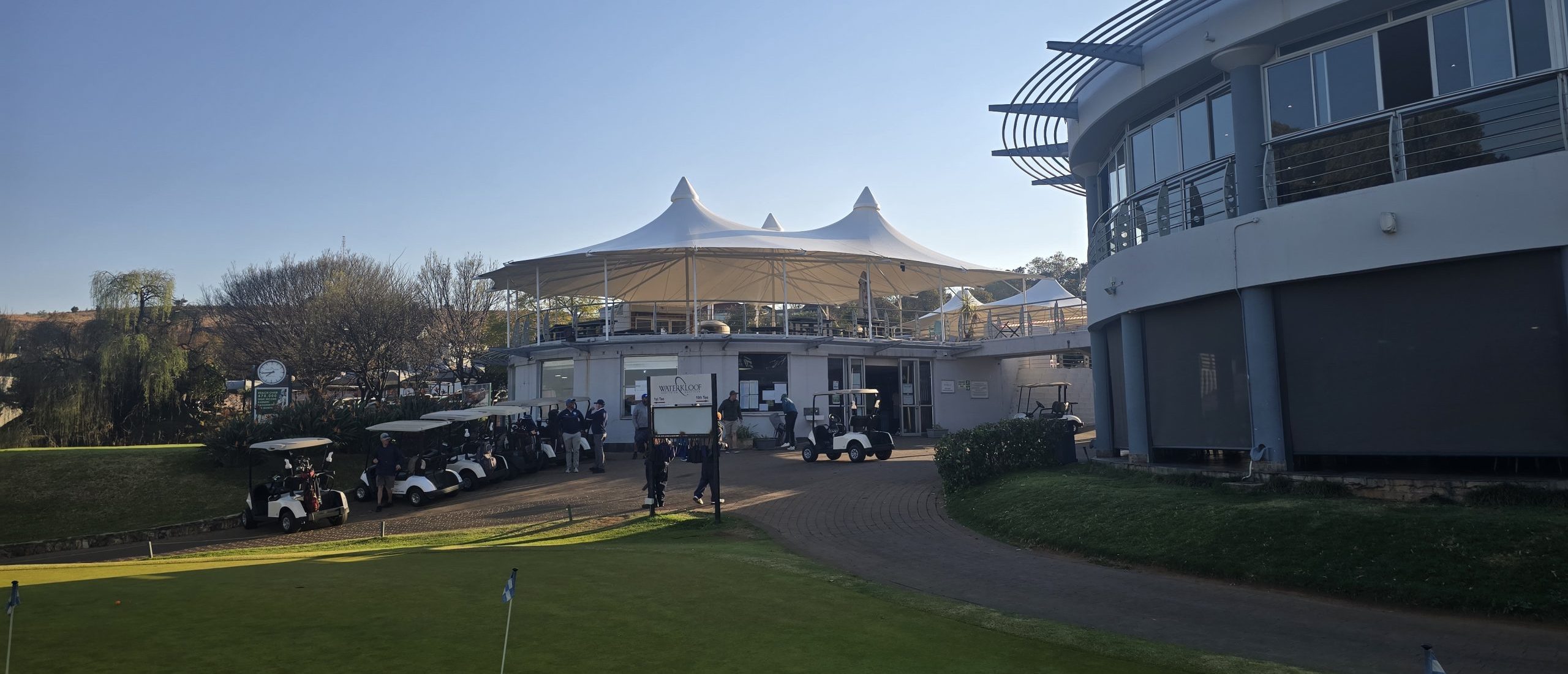 Tri-Peak Custom structure installed by RAK Structures as a rooftop restaurant extension in Gauteng