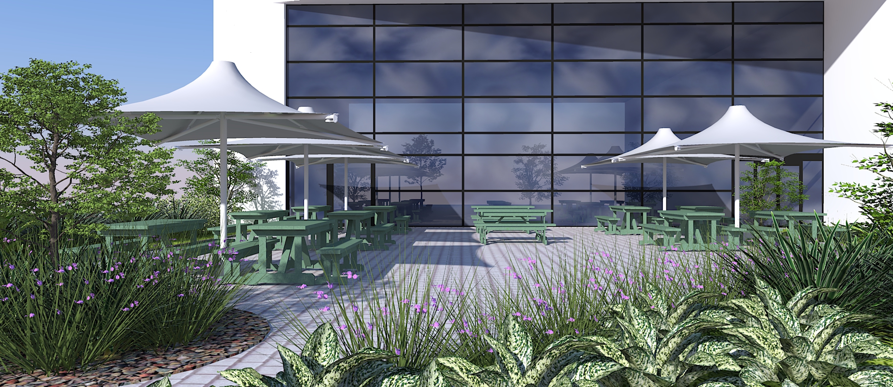 RAK Structures Tension Umbrellas