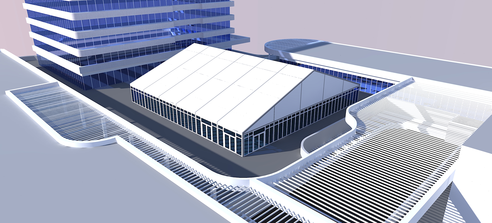 RAK Structures Mall Courtyard Cover