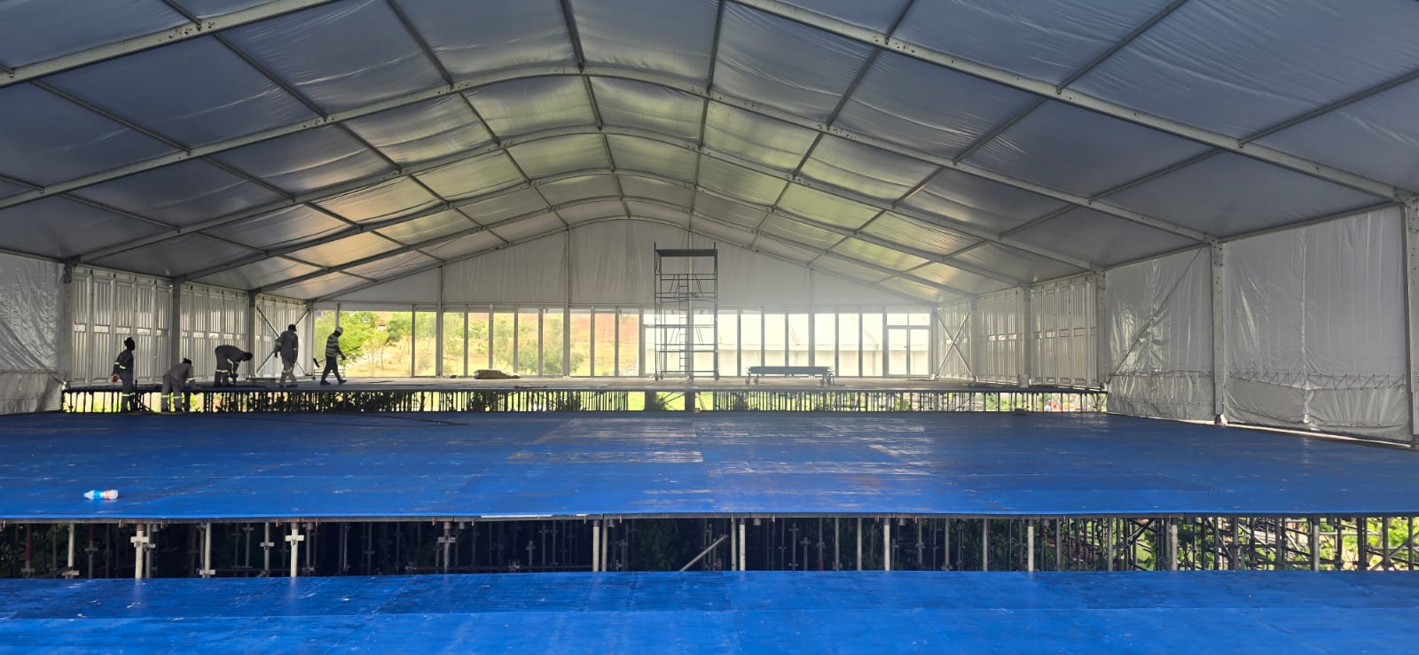 RAK Structures Curved Marquee Interior