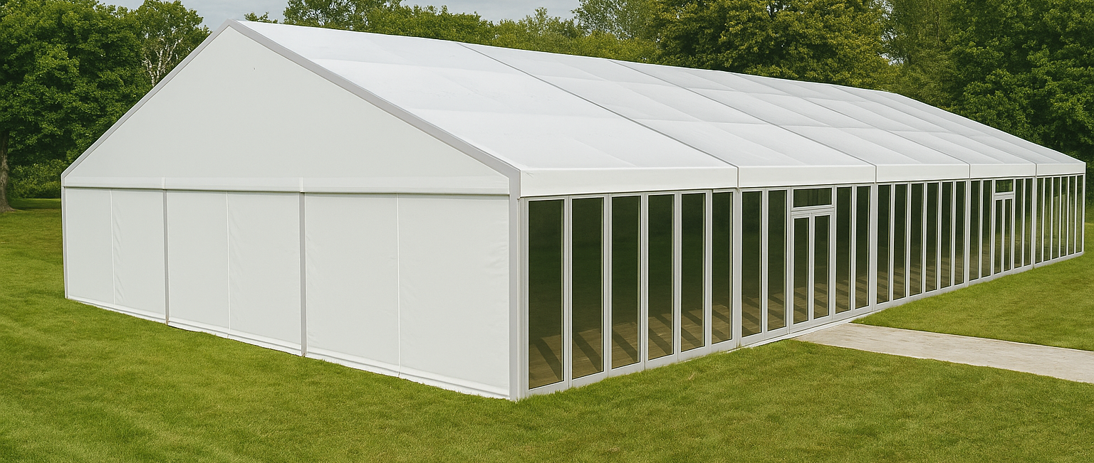 RAK Structures 15m Aluhall Tent - Cropped